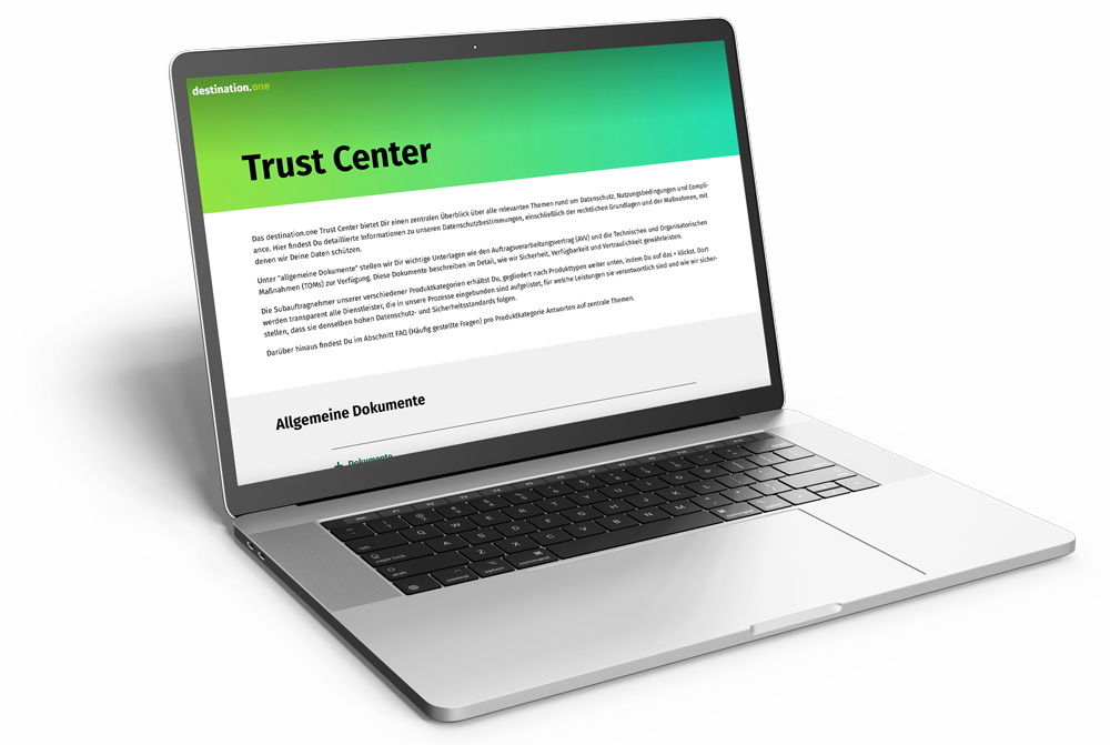 Mockup Trustcenter